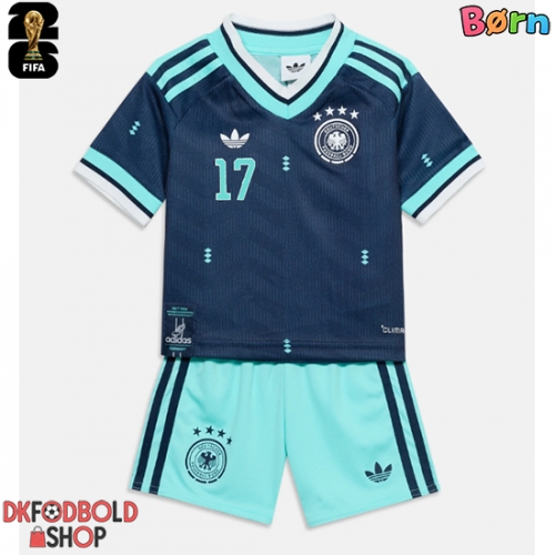 Tyskland Florian Wirtz #17 Udebanesæt Børn VM 2026 Kort ærmer (+ korte bukser)